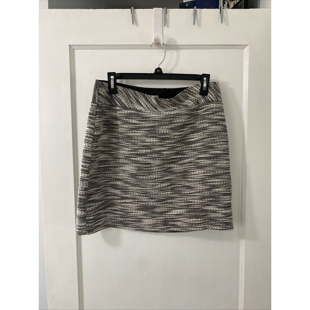 Ann Taylor LOFT Outlet Women Silver Casual Skirt Petite 10